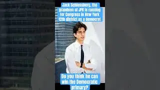 Jack Schlossberg, grandson of JFK is running for Congress in New Yorks 12th House district #shorts ￼