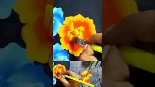 Bright and Beautiful Flower Painting Drawing 💛 #creative #art