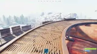 Rust 8 Military crates on top of  dome 😳