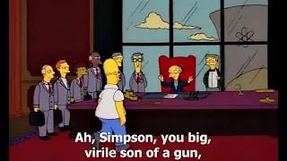Homer is sterile / Mr Burns  hates lawyers / The First Annual Montgomery Burns Award