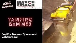 How to Compact Soil in Narrow Spaces | Tamping Rammer | Pakistan