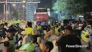 🐯 TIGER NASHIK DHOL 🐯DHARAVI TO MAHIM 💚 SANDAL 💚 2025 ❤️CON☎️ RAJESH BHAU 👉 8433506989/ 9920903857
