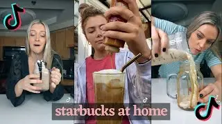 starbucks at home tiktok compilation 🥤I Tik-a-Tok