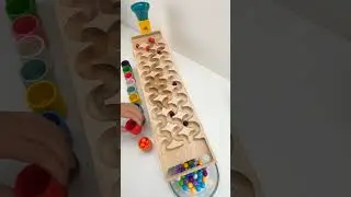 marble Run race ASMR haba slope #satisfying #relaxing #marble #trending #run