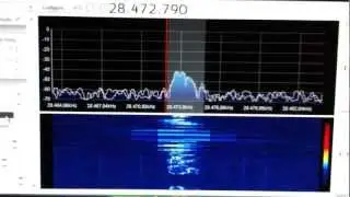 HF 10M SSB reception using Nooelec RTL2832U/R820T DVB-T USB stick and SDRSharp software