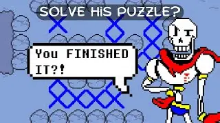 What Happens if You ACTUALLY Beat Papyrus's Puzzle?