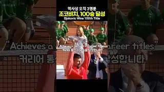[ATP 250 제네바] 조코비치 커리어 100번째 우승! Novak Djokovic wins 100th career title