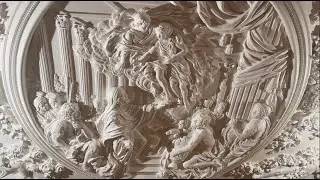 plaster cornices, plaster moldings, gilding of stucco moldings, gilding of plaster cornice