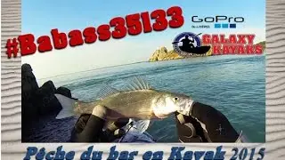 GoPro HD-Peche en mer du Bar et Maquereau en Kayak ALBORAN14-Session #2-2015-GALAXY KAYAK-