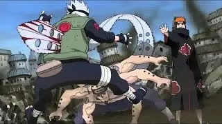Naruto Shippuden 「AMV」| Kakashi vs Pain - Dark Knight