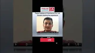 Ayush Ghosh | Student Feedback for Paras Institute of Commerce | Best CA Classes in Ranchi