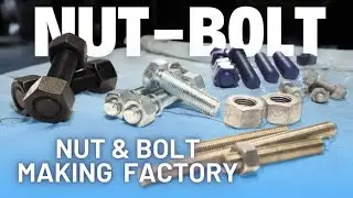 Making big nut bolt #trending #machinery @trendytrends