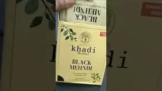 Khadi Herbal#hair Black Mehndi#viral short video