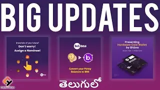 Bitbns & BNS Token Big Updates This Week - Pool Sales, PayID, Nomination, Hardware Wallet - Telugu