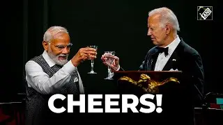 &ldquo;Toast to our partnership... cheers&rdquo; US President Joe Biden hosts State Dinner for PM Modi