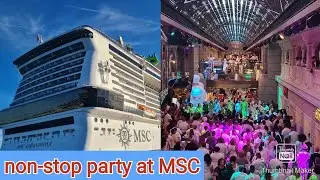 7-night nonstop party @ MSC Grandiosa | 7 noches de fiesta en el crucero #msccruises