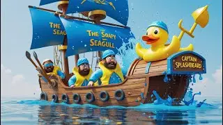 🦜 Funny Pirate Story for Kids | Captain Splashbeard and the Soapy Seagull 🏴&zwj;☠️🛁| Children Story
