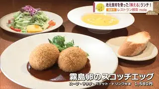 【衣はサクサク！中はとろーり半熟たまご】地元食材を使った『映える』ランチ！ ～レストラン喫茶 mole～ ”News＋おやっと！”この店この味(11月5日(火)放送)