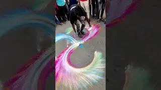 Rangoli artist pratik #kolhapur #maharashtranews #rangoli #marathi #mulga