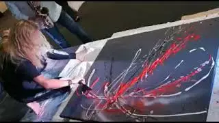 Live-Painting zu ROBERT EBERHARDT, Teil 2 / 2021