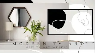 Frame TV Art | Neutral Abstract Frame TV Art | For Samsung Frame TV | 4k | Modern TV ART
