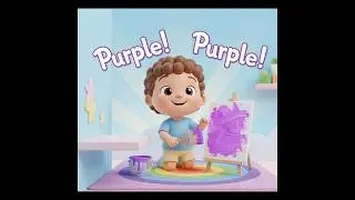 Learn Color Purple 💜| Little Giggle TV #colorsforkids #kidslearningvideos #toddlers #kidsshorts