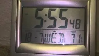 5:55:55!!! Cool Clock Numbers