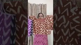 Office wear Indigo cotton with lining fancy readymade blouse available #cottonblouse #ajrakhblouse