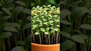 🌱Chia Seeds Germination Time Lapse #shorts #chia #seeds #germination #timelapse