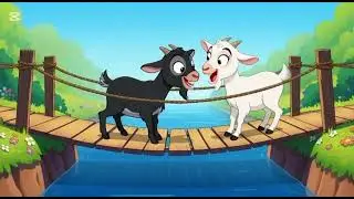 دو بکریاں اور پل 🐐🐐 | Two Goats One Bridge | Moral Story for Kids | Urdu Story