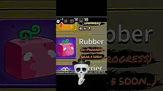 NO WAY Rubber Rework!?☠️🔥       #roblox #bloxfruits #shorts