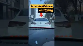 Safe Ways to Judge Distance from Front and Rear Cars #cardrivingtips #automobile #shorts