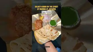 Galouti Kabab On The Street Of Mumbai At Just ₹90 #shorts
