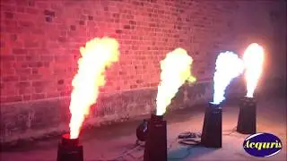 fire machine flame color skyshowfx rental