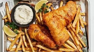 No Soggy Batter!Make Fish & Chips Like a Pro Chef at Home| Golden Fish and Chips| #food 