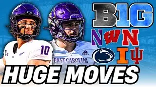 Big Ten Quarterback Transfer Portal Madness!