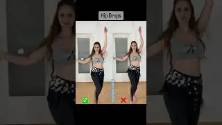 Short Hip Drop Belly Dance Tutorial - How to do the Hip Drop #shorts #bellydance