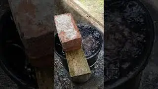 #shorts  Steam explosions, pouring molten copper in water