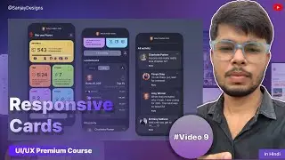 Responsive Cards in Figma | UI/UX Premium Course #UIUX #UserExperience #figma#uiadvancedcourse #ux