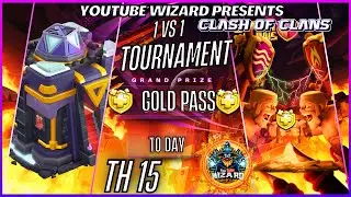 TOURNAMENTS DAY COME TO WIN GOLD PASS #coc #clashofclans #coclive #clashofclanslive#youtubewizardcoc
