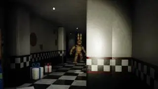 The SCARIEST FNAF Free Roam I have ever played... (Those Nights at Fredbear's - Part 1)