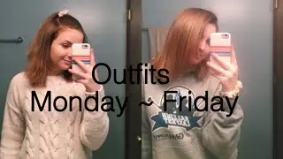 What I wore to school for a week | Lauren Ober