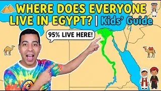 Egypt for Kids | Geography, Borders & Major Cities Explained in 3 Minutes