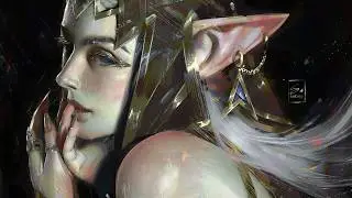 Illustration making - Queen Hildur (preview)