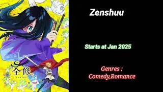 New Animes coming on Winter and Spring in 2025 Info