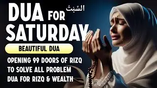 POWERFUL DUA FOR SATURDAY | To Open The Door of Rizq, Solve all Problems - Dua for Rizq and Wealth