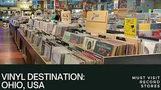 Vinyl Destination: Ohio, USA. Must Visit Record Stores. #vinyl #record #travel #Ohio