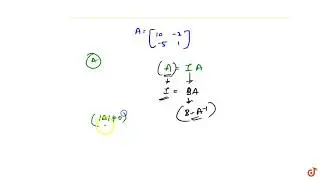 Using elementary transformation, find the inverse of the matrix `[[10, -2] , [-5, 1]]`