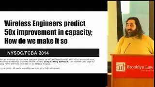 Wireless Engineers predict 50x improvement in capacity; How do we make it so? (part 1)