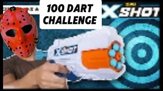 x shot reflex 6 nerf 100 dart challenge ep.53